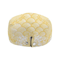 Pastel Yellow Mermaid Puakenikeni Maile Lei Jeff Hat LT01 - Polynesian Pride