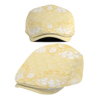 Pastel Yellow Mermaid Puakenikeni Maile Lei Jeff Hat LT01 - Polynesian Pride