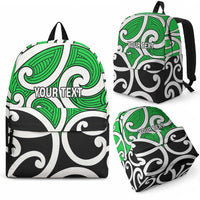 Personalised Kakariki Maori Koru New Zealand Backpack LT14 - Polynesian Pride