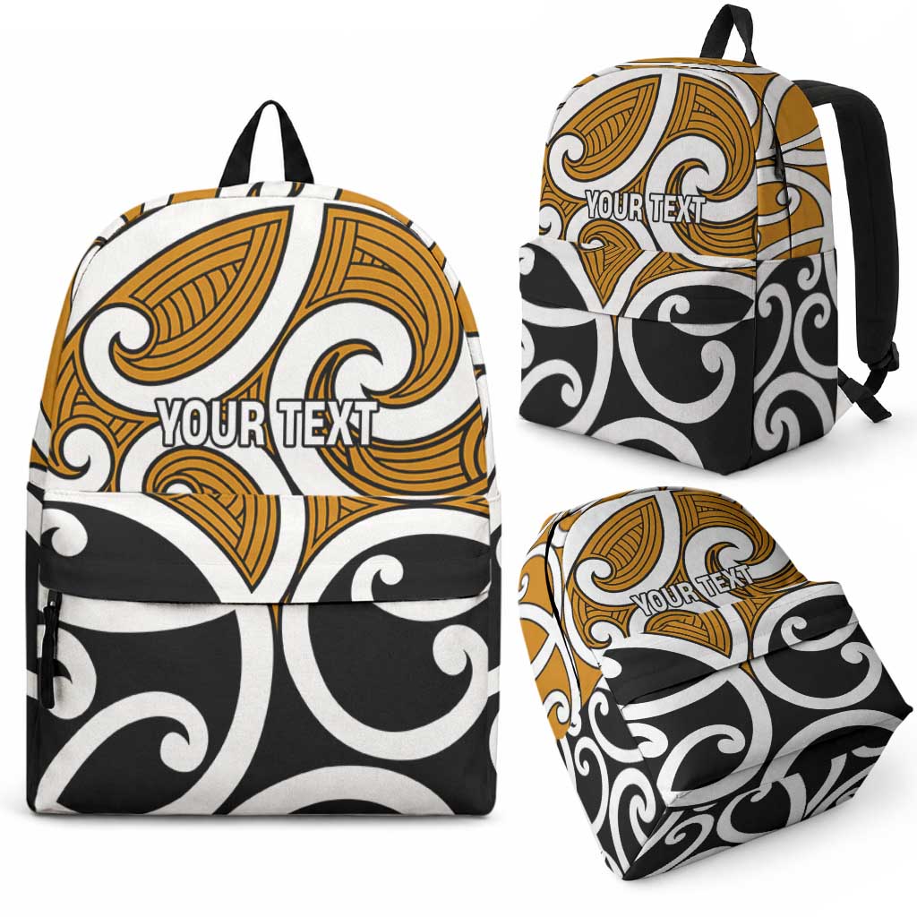 Personalised Karaka Maori Koru New Zealand Backpack LT14 - Polynesian Pride