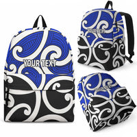 Personalised Kikorangi Maori Koru New Zealand Backpack LT14 - Polynesian Pride