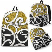 Personalised Kowhai Maori Koru New Zealand Backpack LT14 - Polynesian Pride
