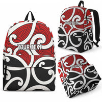 Personalised Whero Maori Koru New Zealand Backpack LT14 - Polynesian Pride