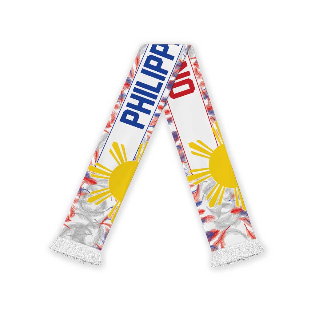 Philippines Flag Day Soccer Scarf Filipino Feather Pattern LT9