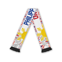 Philippines Flag Day Soccer Scarf Filipino Feather Pattern LT9