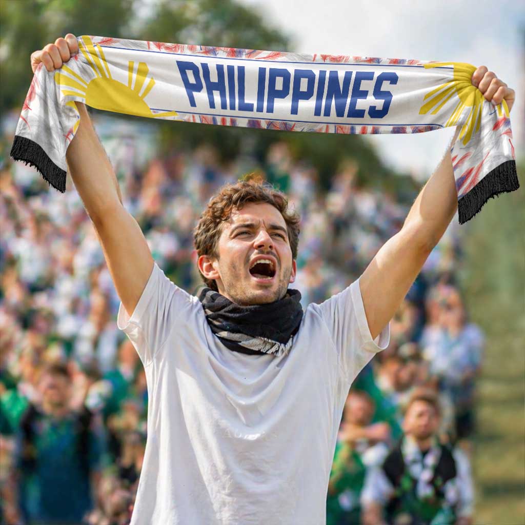 Philippines Flag Day Soccer Scarf Filipino Feather Pattern LT9