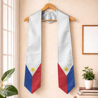 Philippines Graduation Stole Flag Style LT05 One Size White - Polynesian Pride