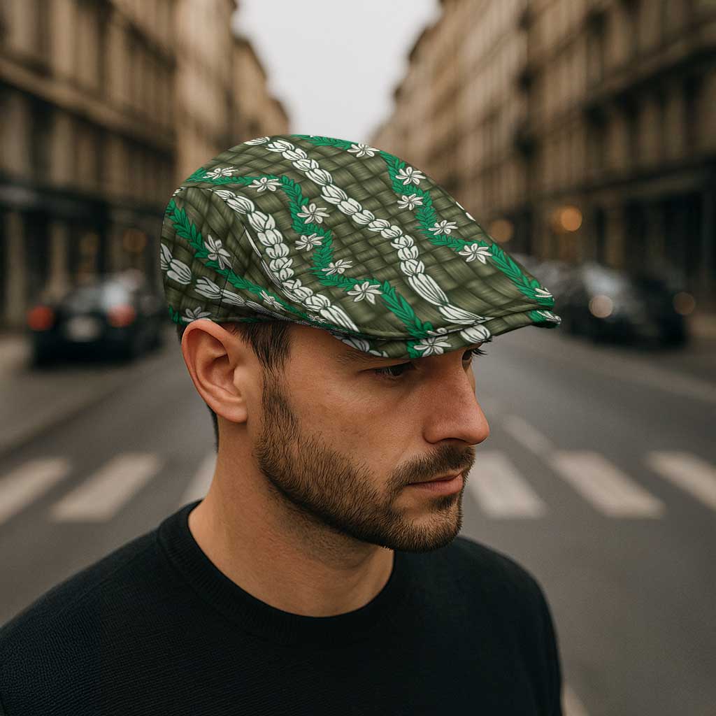 Pikake Maile Tiare Lei Jeff Hat Omaomao Lauhala Pattern