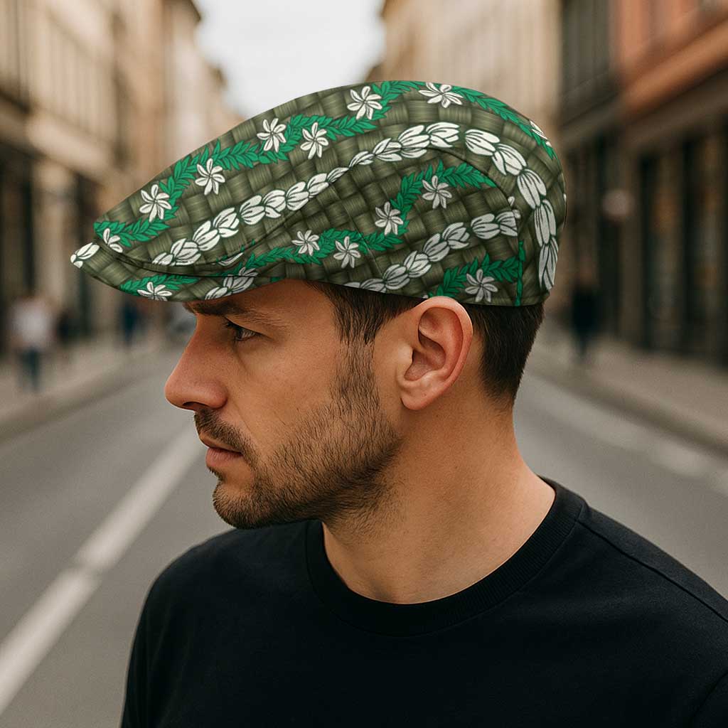 Pikake Maile Tiare Lei Jeff Hat Omaomao Lauhala Pattern