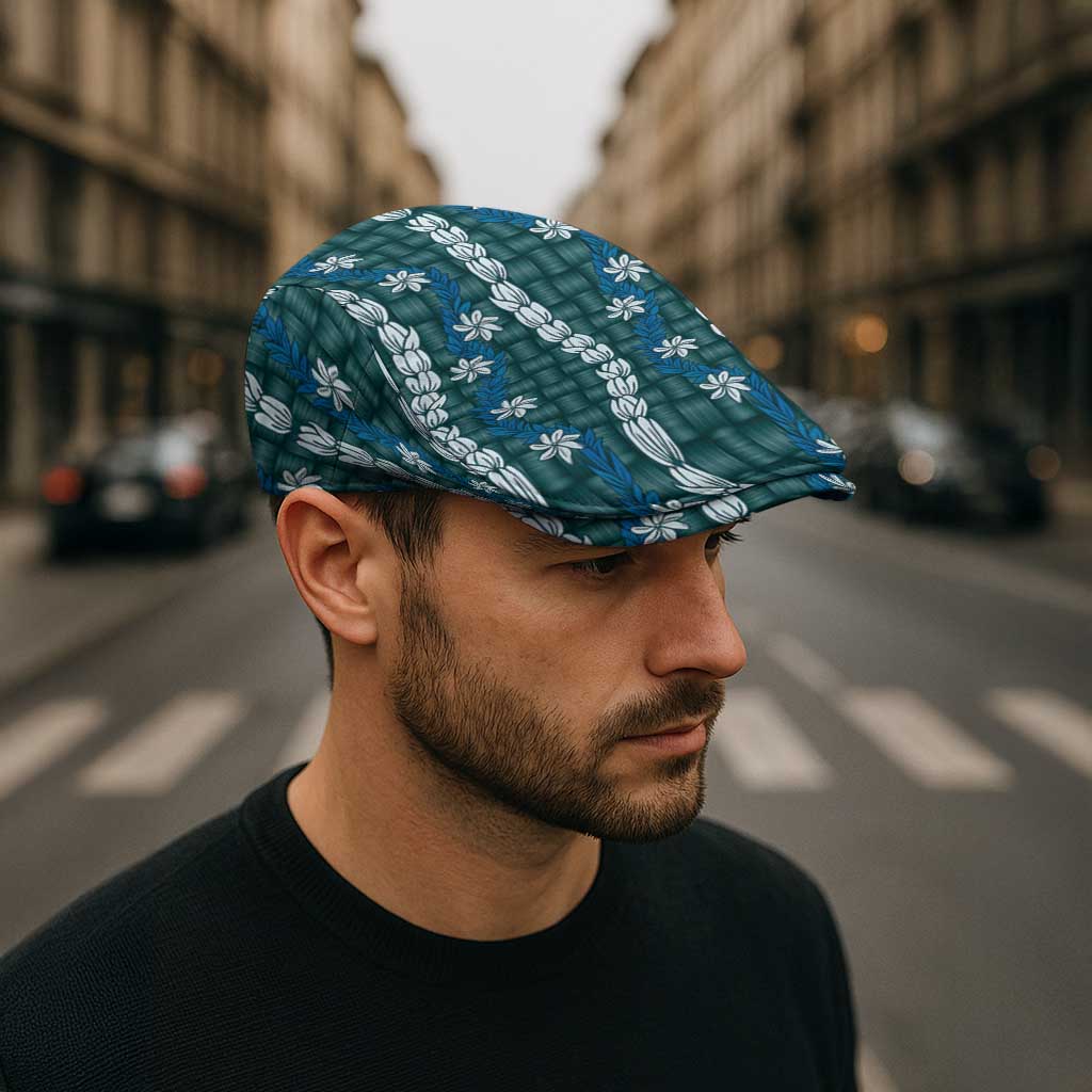 Pikake Maile Tiare Lei Jeff Hat Polu Lauhala Pattern