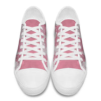 Pink Aloha Hawaii Low Top Shoes Monstera Hibiscus Plumeria Seamless Vibes - Polynesian Pride