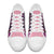 Pink Aotearoa Kowhaiwhai Pattern Low Top Shoes NZ Maori Quilt Style - Polynesian Pride