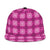 Pink Hawaiian Quilt Snapback Cap Hawaii Pineapple Monstera Palaka Motifs - Polynesian Pride