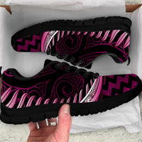 Pink Matariki New Zealand Sneakers Maori Poutama Galaxy Vibes LT14 Pink - Polynesian Pride