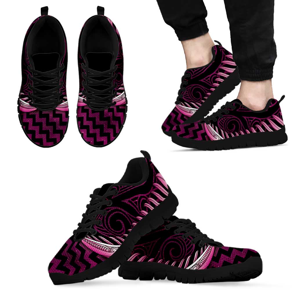 Pink Matariki New Zealand Sneakers Maori Poutama Galaxy Vibes LT14 - Polynesian Pride