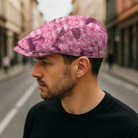 Pink Palaka Hawaii Cowboy Jeff Hat Puakenikeni Lei Paniolo Papale Seamless Vibes - Polynesian Pride