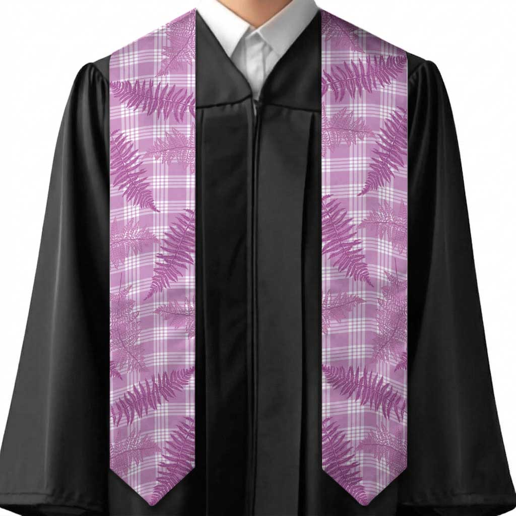 Pink Palaka Hawaii Palapalai Graduation Stole Hawaiian Fern LT14 - Polynesian Pride