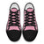 Pink Palaka Quilt Hawaii Low Top Shoes Traditional Hawaii-plaid Pattern - Polynesian Pride