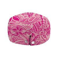 Pink Polynesia Jeff Hat Hawaiian Tribal Hammerhead Shark Tattoo - Polynesian Pride