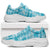 Polu Aloha Hawaii Chunky Sneakers Plumeria Lei With Palaka Motif - Polynesian Pride