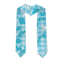 Polu Aloha Hawaii Graduation Stole Plumeria Lei With Palaka Motif LT14 - Polynesian Pride