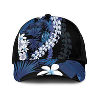 Polu Aloha Hawaii Lei Baseball Net Cap Tropical Flowers Elegant Vibe - Polynesian Pride