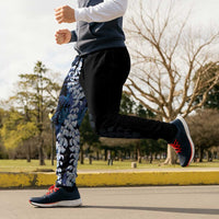 Polu Aloha Hawaii Lei Jogger Pants Tropical Flowers Elegant Vibe - Polynesian Pride