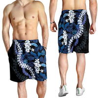 Polu Aloha Hawaii Lei Shorts for Men Tropical Flowers Elegant Vibe LT14 - Polynesian Pride
