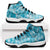 Polu Aloha Hawaii Sneakers J11 Plumeria Lei With Palaka Motif - Polynesian Pride