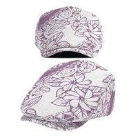 Polynesia Jeff Hat Polynesian Tropical Flowers Purple Pastel Vibes - Polynesian Pride