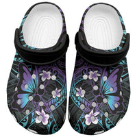 Polynesia Suicide Prevention Awareness Clogs Shoes Your Life Is Worth Living For Polynesian Purple LT14 Purple - Polynesian Pride