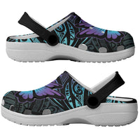 Polynesia Suicide Prevention Awareness Clogs Shoes Your Life Is Worth Living For Polynesian Purple LT14 - Polynesian Pride