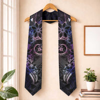 Polynesian Sunset Plumeria Graduation Stole Galaxy Polynesian Tattoo LT05 One Size Galaxy - Polynesian Pride