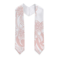 Polynesian Tribal Plumeria Lotu Tamaiti Graduation Stole Pastel Blush LT9 - Polynesian Pride