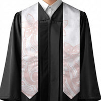 Polynesian Tribal Plumeria Lotu Tamaiti Graduation Stole Pastel Blush LT9 - Polynesian Pride
