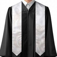 Polynesian Tribal Plumeria Lotu Tamaiti Graduation Stole Pastel Nude LT9 - Polynesian Pride