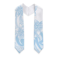 Polynesian Tribal Plumeria Lotu Tamaiti Graduation Stole Pastel Sky Blue LT9 - Polynesian Pride