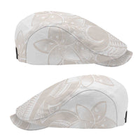 Polynesian Tribal Plumeria Lotu Tamaiti Jeff Hat Pastel Nude - Polynesian Pride