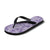 Poni Aloha Hawaii Flip Flops Plumeria Lei With Palaka Motif - Polynesian Pride