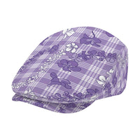 Poni Aloha Hawaii Jeff Hat Plumeria Lei With Palaka Motif - Polynesian Pride