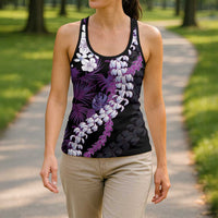 Poni Aloha Hawaii Lei Hollow Tank Top Tropical Flowers Elegant Vibe LT14 - Polynesian Pride