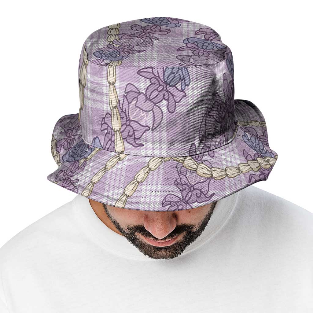 Pua Kalaunu Lei Bucket Hat Palaka Pattern LT01 - Polynesian Pride