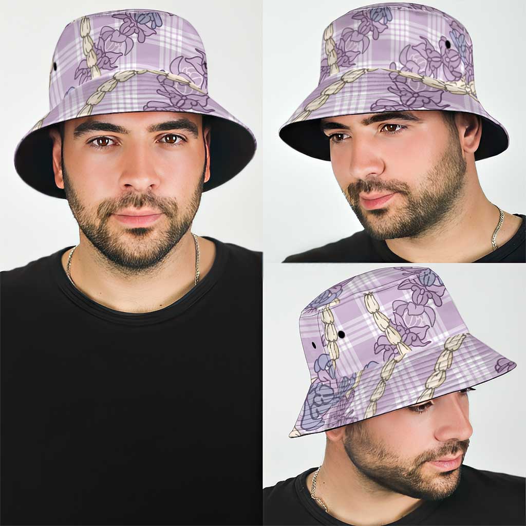 Pua Kalaunu Lei Bucket Hat Palaka Pattern LT01 - Polynesian Pride