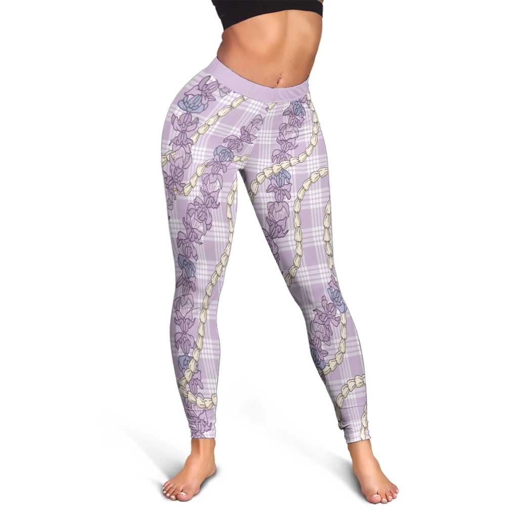 Pua Kalaunu Lei Leggings Palaka Pattern LT01 - Polynesian Pride