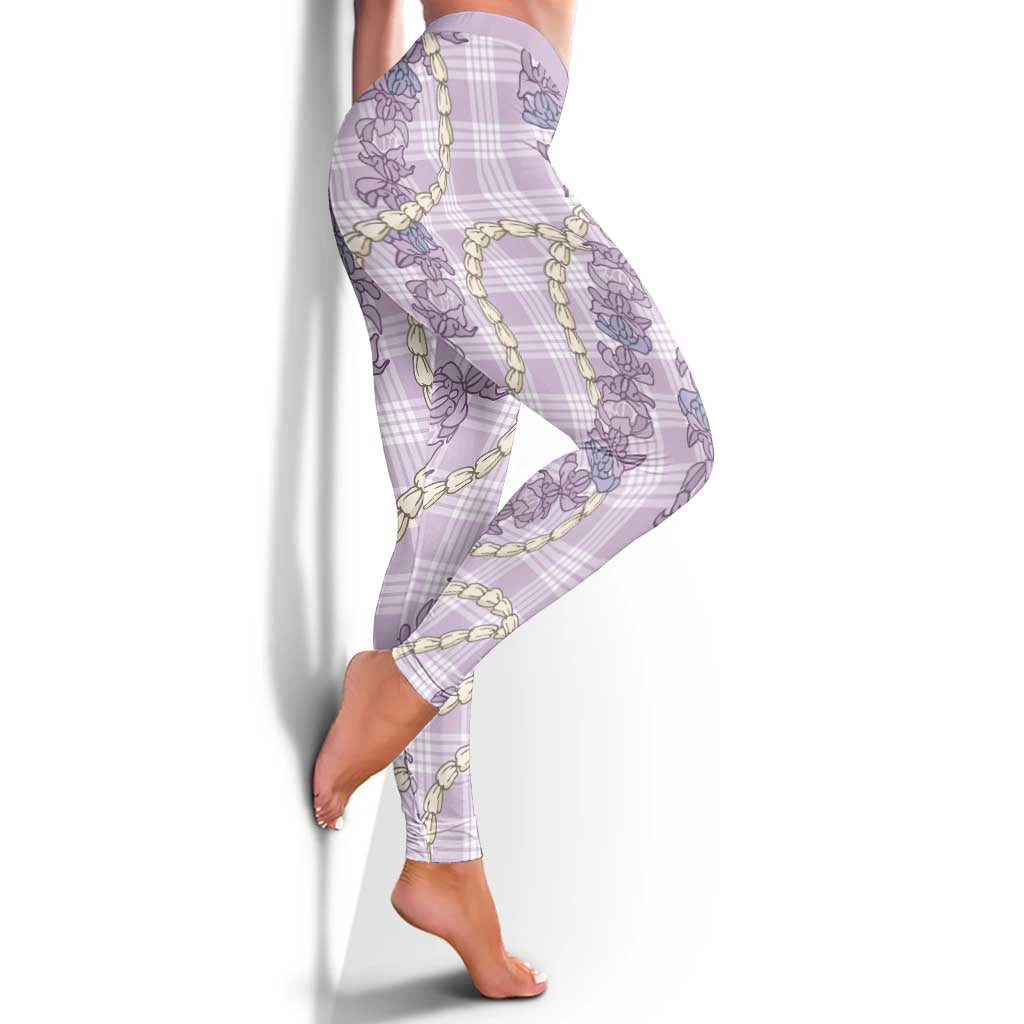 Pua Kalaunu Lei Leggings Palaka Pattern LT01 - Polynesian Pride