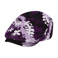 Puakenikeni Maile Lei Jeff Hat Frangipani Purple Tropical Leaves LT01 - Polynesian Pride