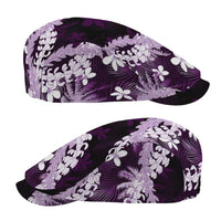 Puakenikeni Maile Lei Jeff Hat Frangipani Purple Tropical Leaves LT01 - Polynesian Pride