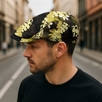 Puakenikeni Maile Lei Jeff Hat Frangipani Yellow Tropical Leaves LT01 - Polynesian Pride