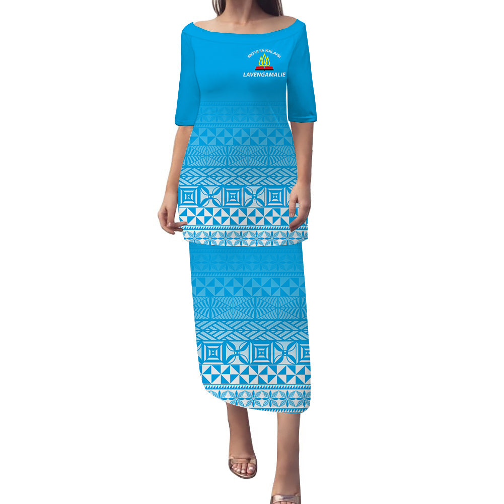 Tonga Lavengamalie College Tongan Pattern Puletaha Dress - LT12