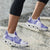 Purple Aloha Hawaii Clunky Sneakers Monstera Hibiscus Plumeria Seamless Vibes - Polynesian Pride